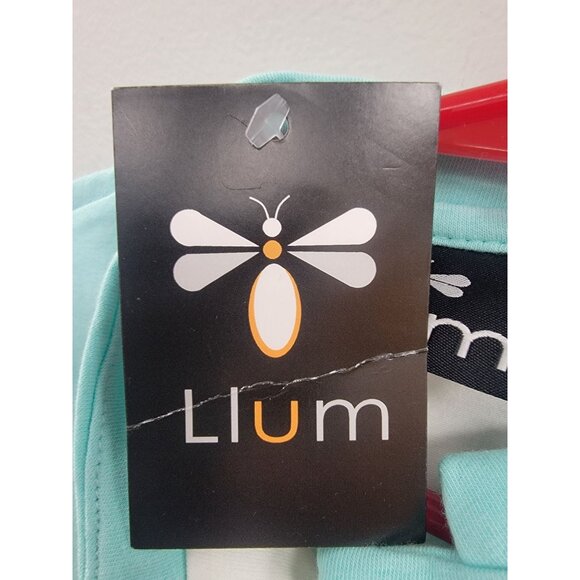 Girls Llum Short Sleeve Aqua & White Dress With Pockets 5T - Picture 5 of 5